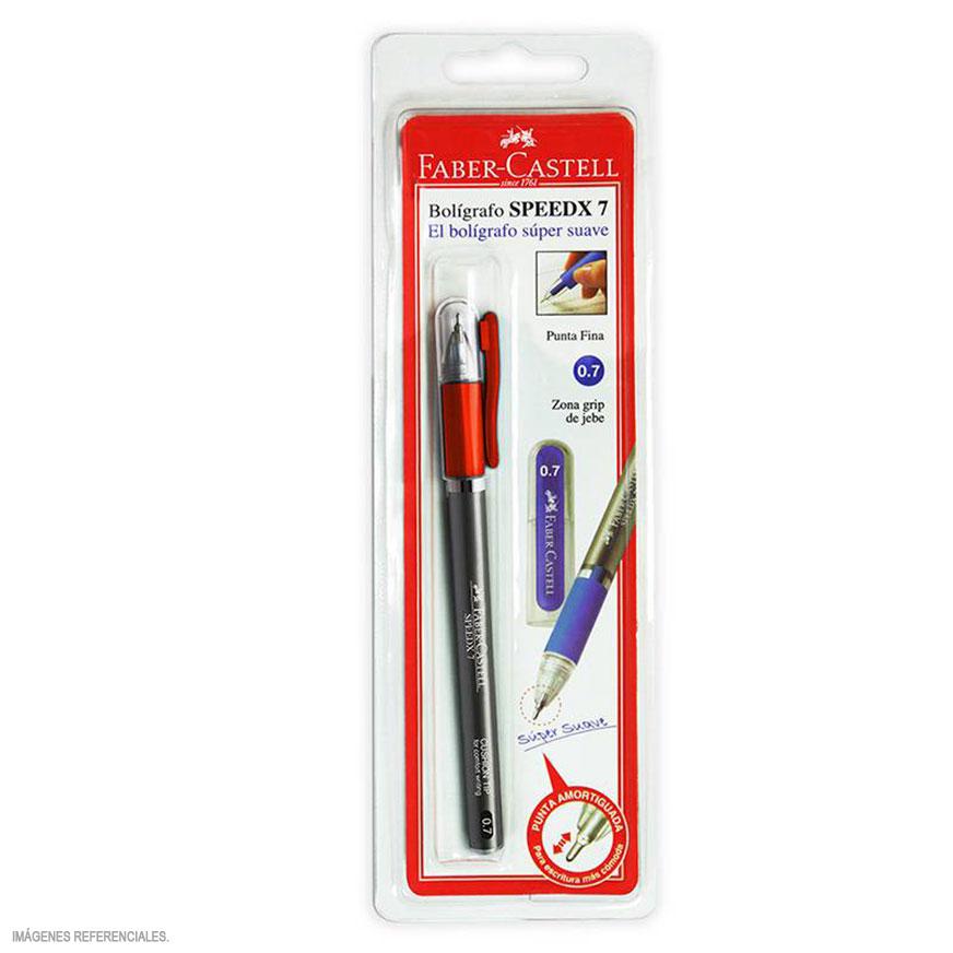 BolÃ­grafo Faber Castell Speedx 7 Semigel Rojo X 1 Imagen principal del producto