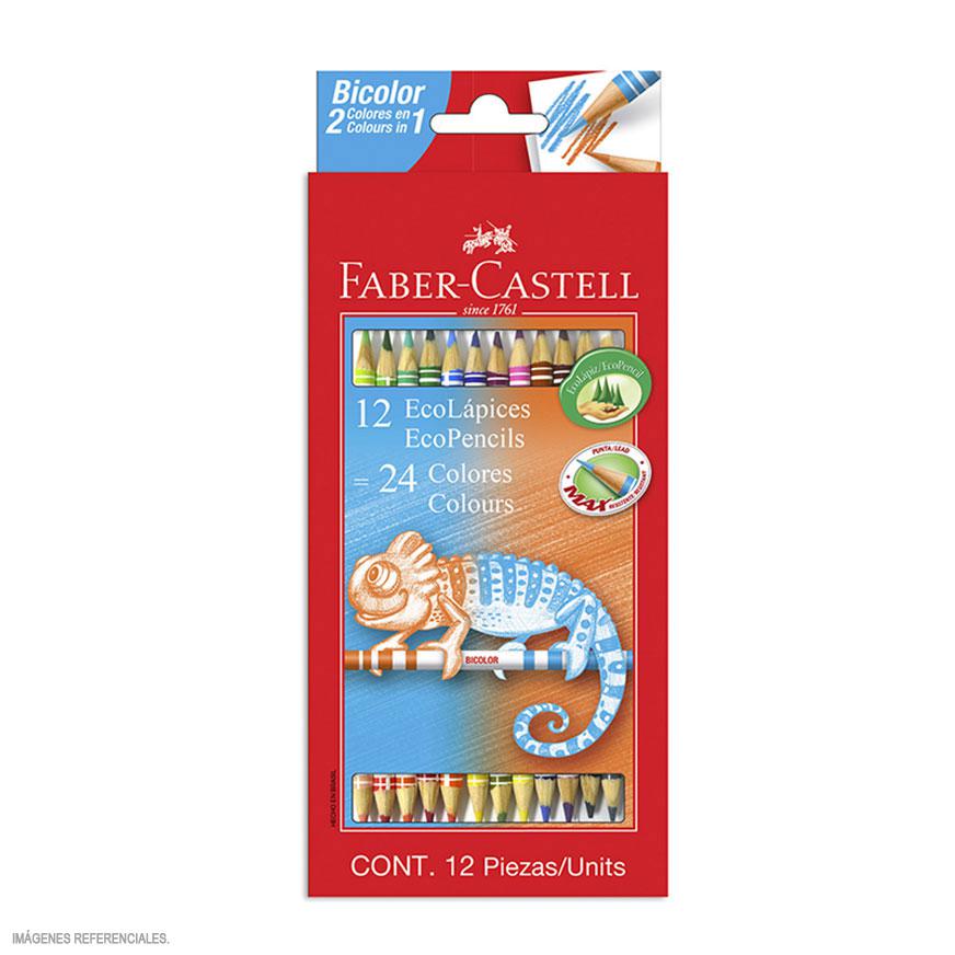 Colores Largos Bicolor Faber Castell X 12 Und Imagen principal del producto