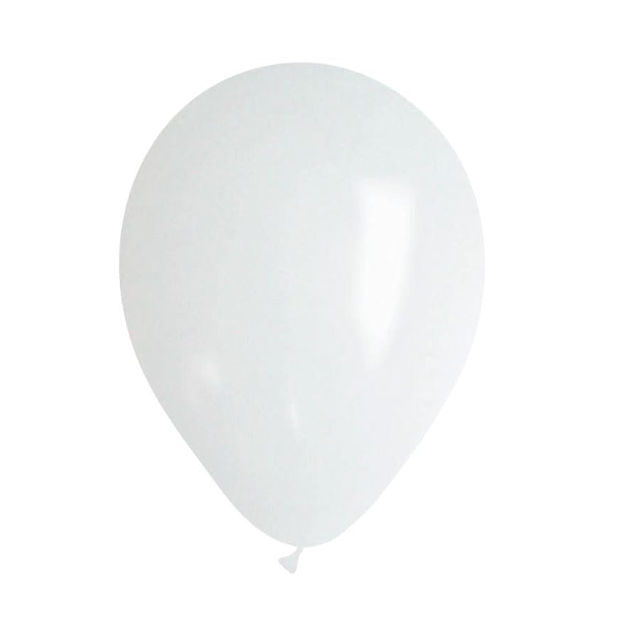 Globos N 9 Blanco Bolsa X 12 Und Imagen principal del producto