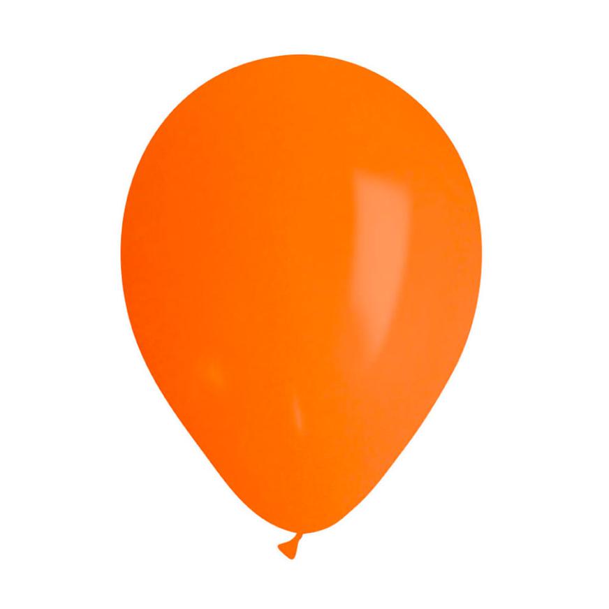 Globos N 9 Naranja Bolsa X 12 Und