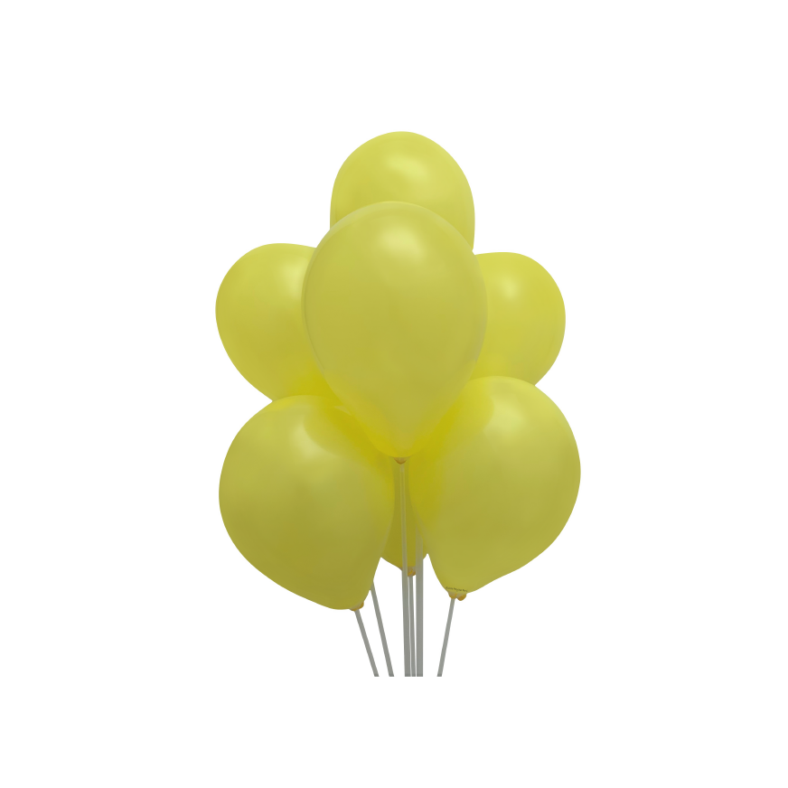 Globos N 7 Amarillo Pastel Bolsa X 100 Und Imagen principal del producto