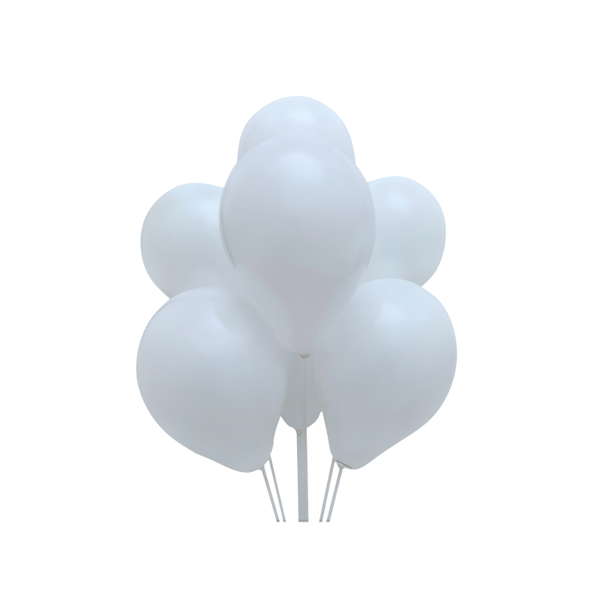 Globos N 9 Blanco Bolsa X 100 Und