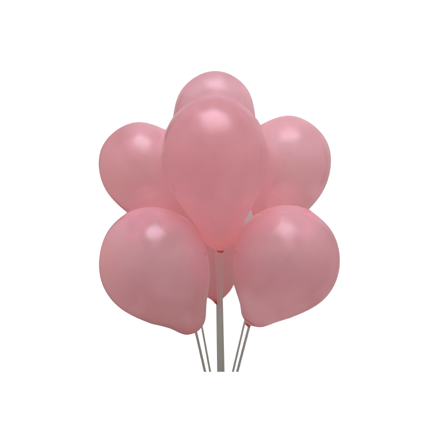 Globos N 9 Rosado Pastel Bolsa X 100 Und