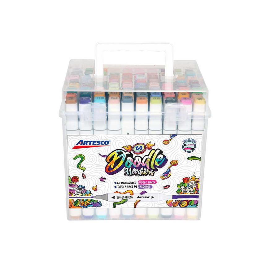 Marcadores Artesco A Base De Alcohol Doodle Markers X60 Imagen principal del producto