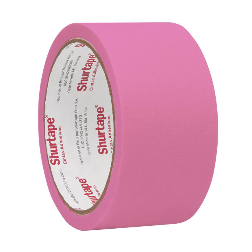 Cinta Masking Tape Shurtape 2 X 15 Yd Rosado