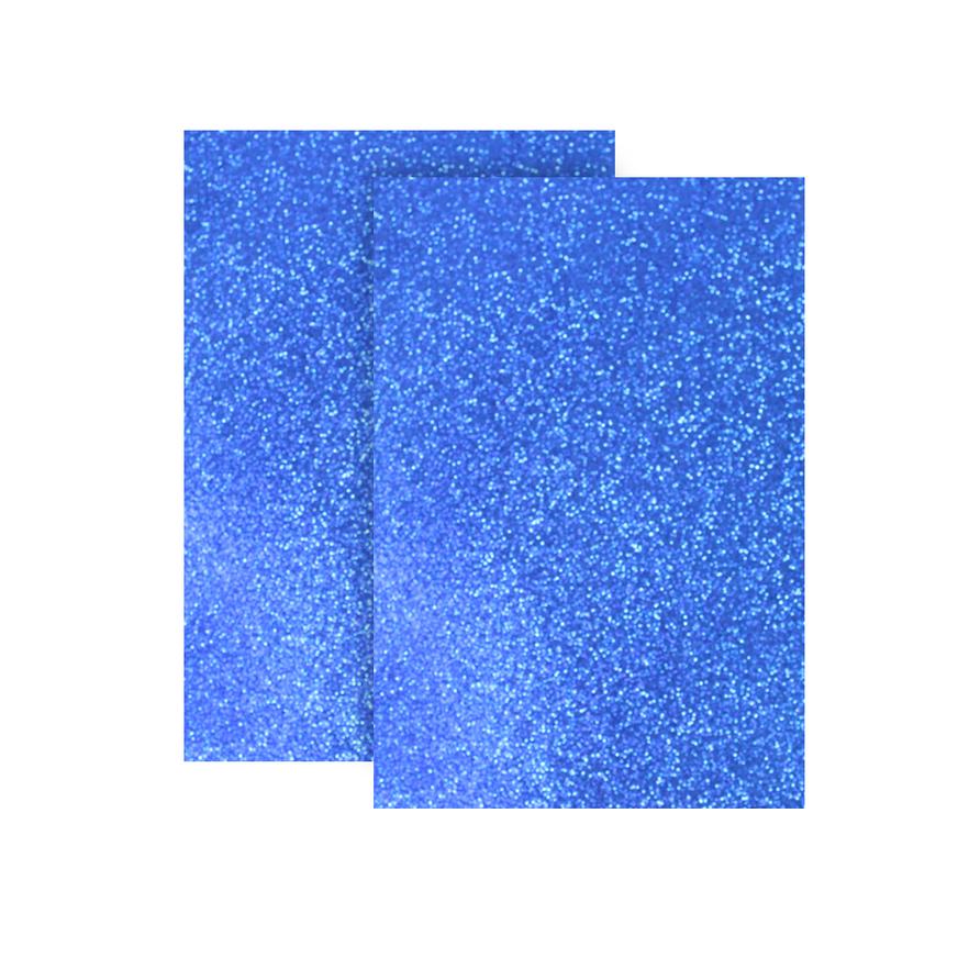 Microporoso Escarchado A4 Azul X 10 Und