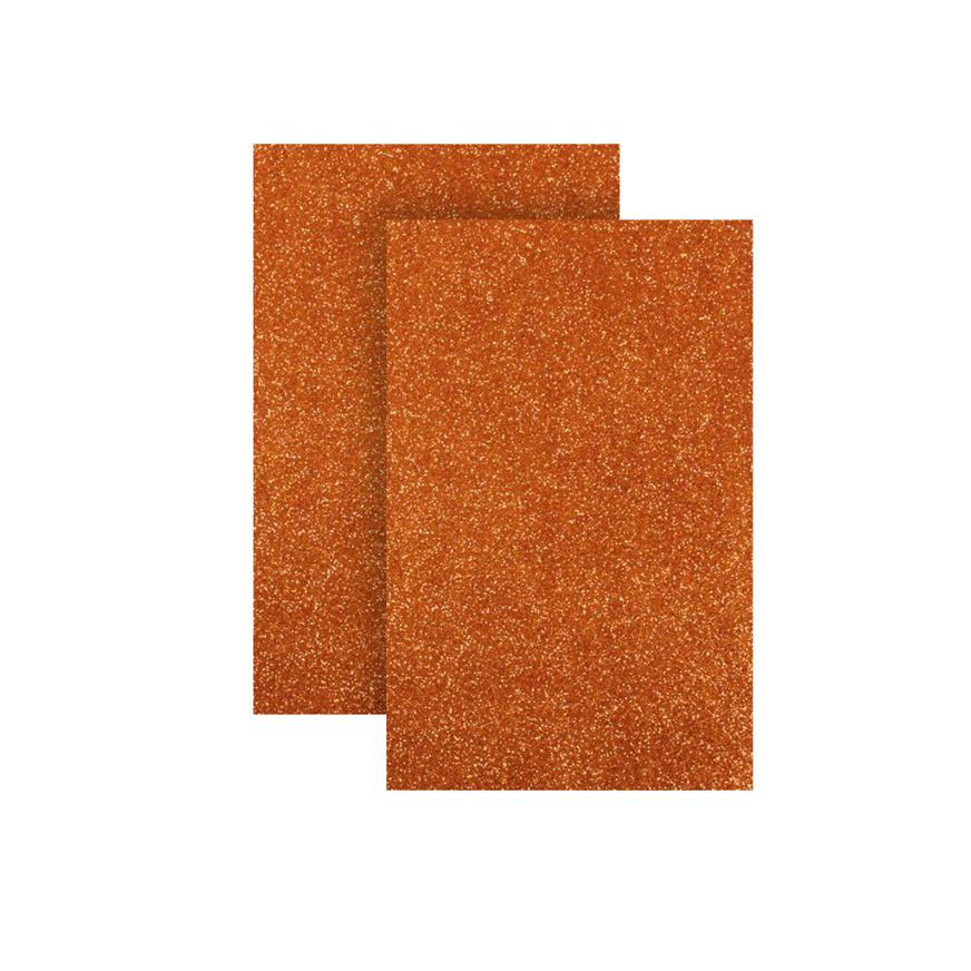 Microporoso Escarchado A4 Naranja X 10 Und