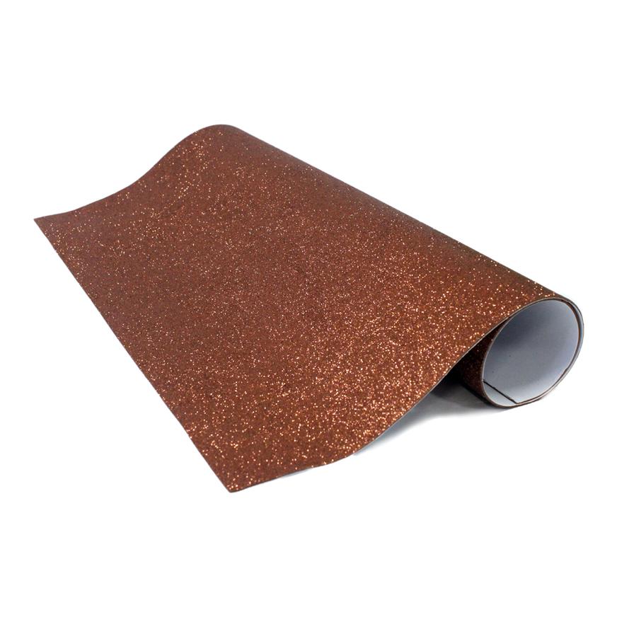 Microporoso Escarchado Adhesivo MarrÃ³n 50 X 60 Cm Imagen principal del producto