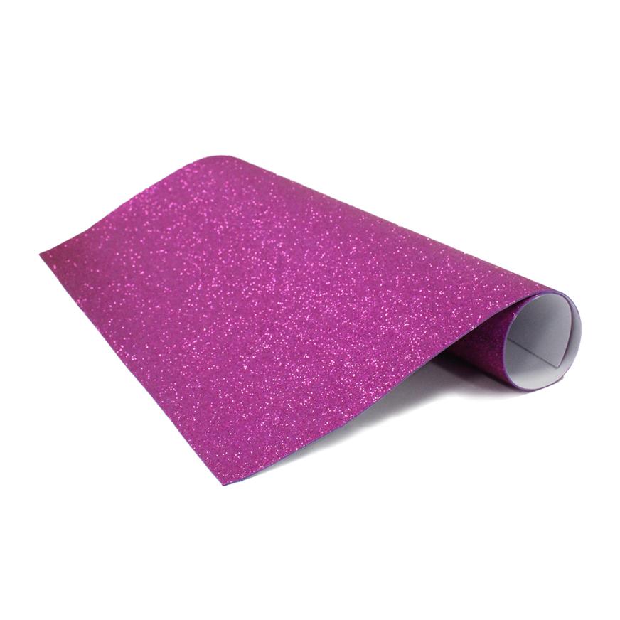 Microporoso Escarchado Adhesivo Morado 50 X 60 Cm