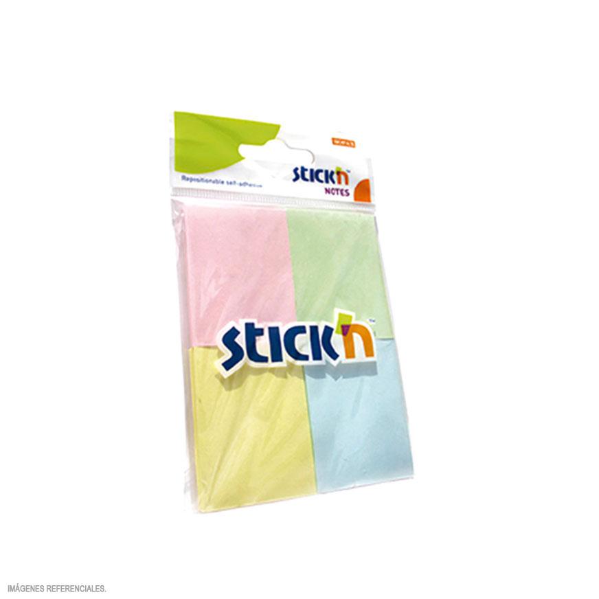Notas Adhesivas StickN Notes 38 X 50 Mm Colores Pastel 200 Hojas
