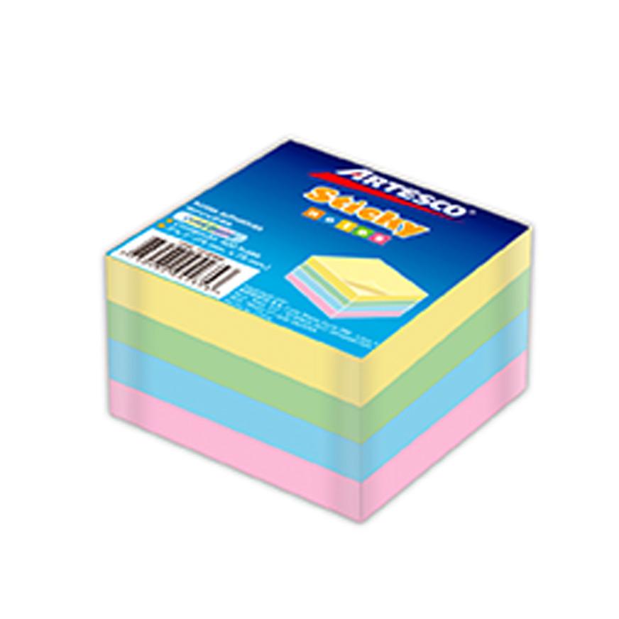 Notas Adhesivas Artesco 75 X 75 Mm Colores Pastel Multicolor 400 Hojas Imagen principal del producto