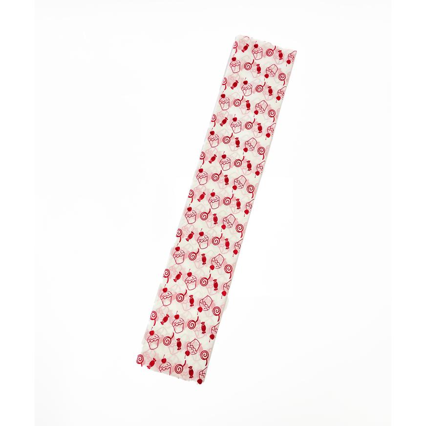 Papel CrepÃƒÂ© Decorado Dulces Rojos X 1 Und