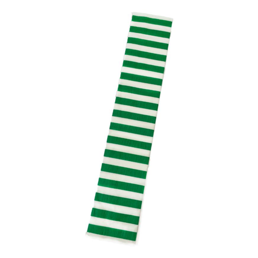 Papel CrepÃƒÂ© Decorado Rayas Verdes X 1 Und Imagen principal del producto