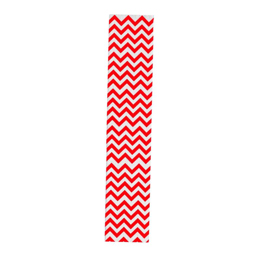Papel Crepe Decorado Zigzag Rojo X 1 Und Imagen principal del producto