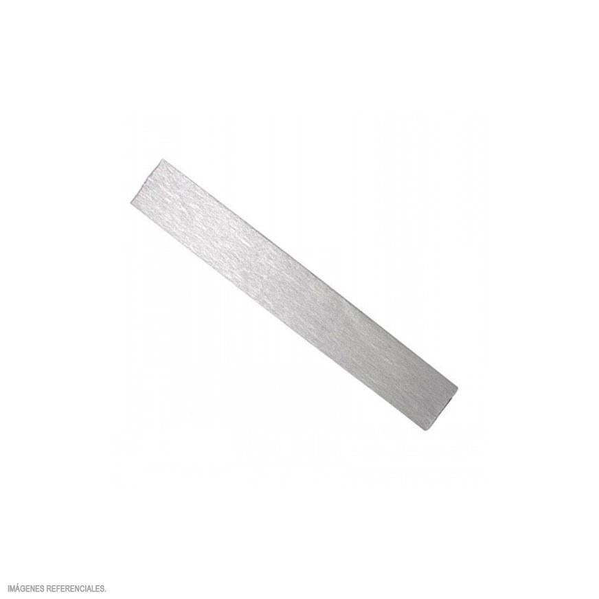 Papel CrepÃƒÂ© Plateado MetÃƒÂ¡lico X 1 Und