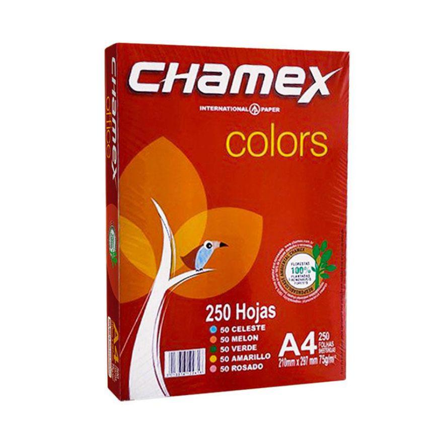Papel Fotocopia A4 75 G Colores Surtidos Paquete X 250 Hojas Imagen principal del producto
