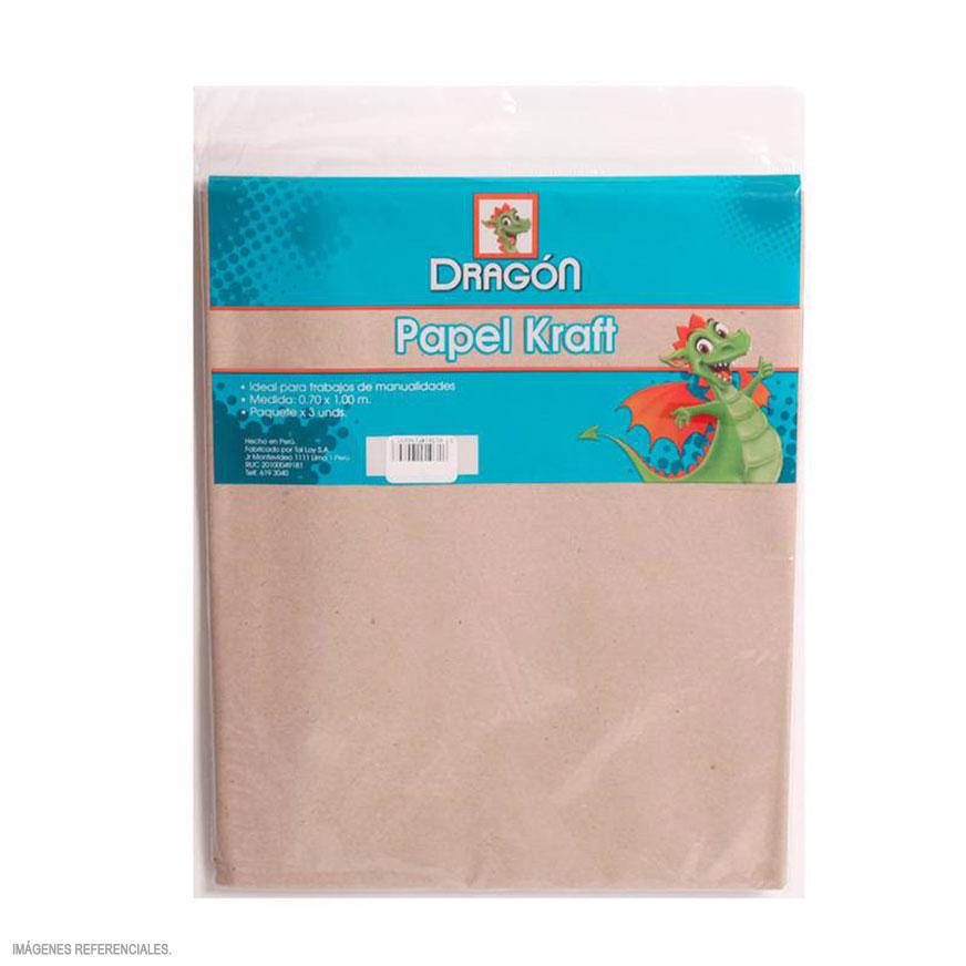 Papel Kraft 75 X 120 Cm 50 G X 3 Und Imagen principal del producto