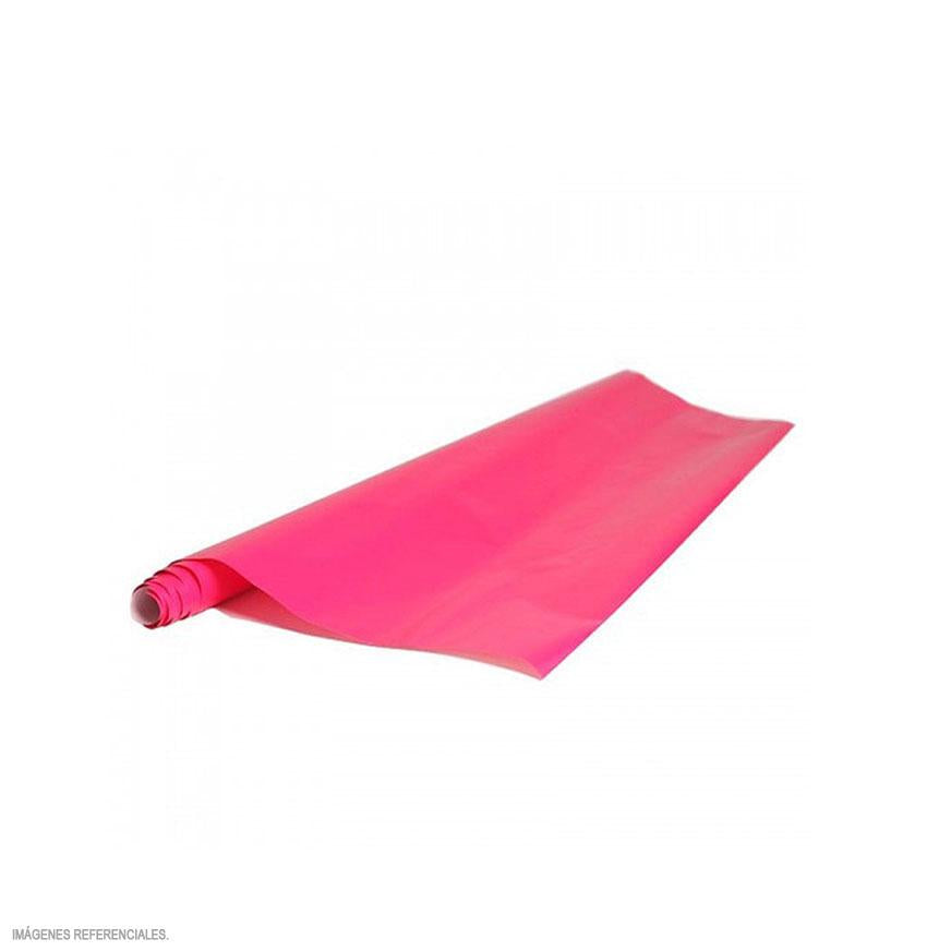 Papel Lustre Fucsia Rollo X 3 Und