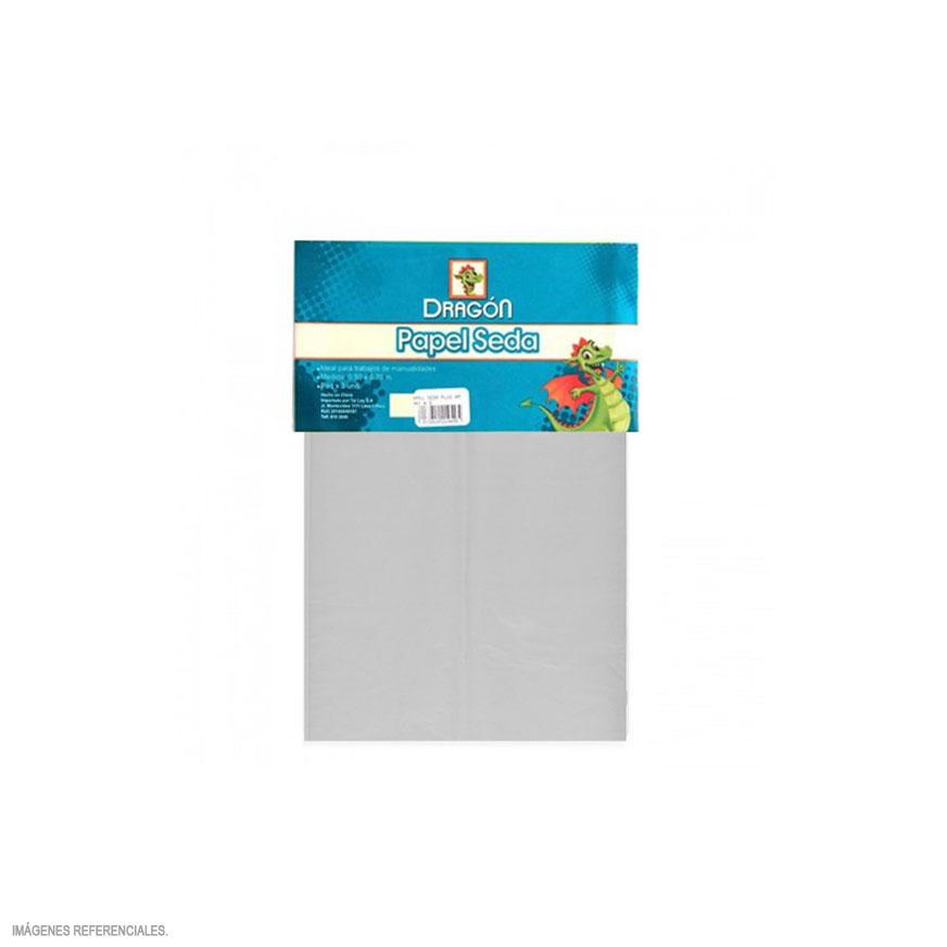 Papel Seda Plateado X 3 Und