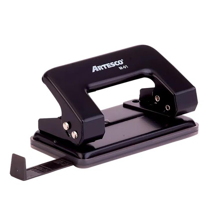 Perforador Escolar Artesco M01 11 Hojas Negro