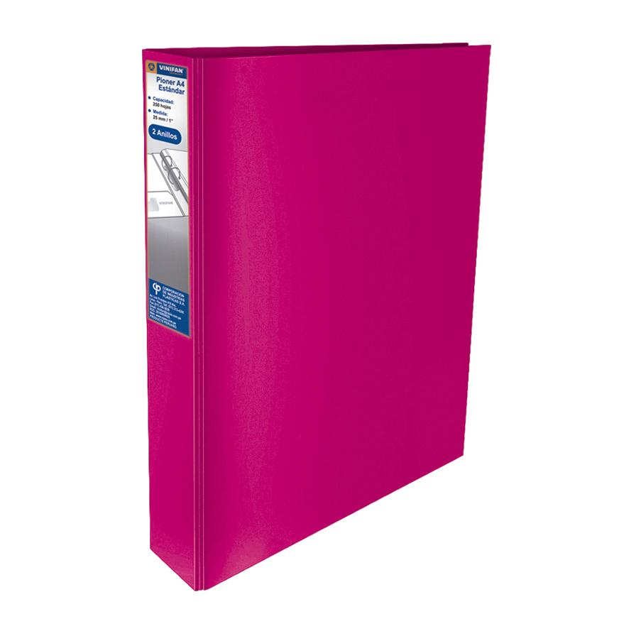 Pioner Escolar Vinifan A4 2 Anillos 25 Mm Magenta Imagen principal del producto