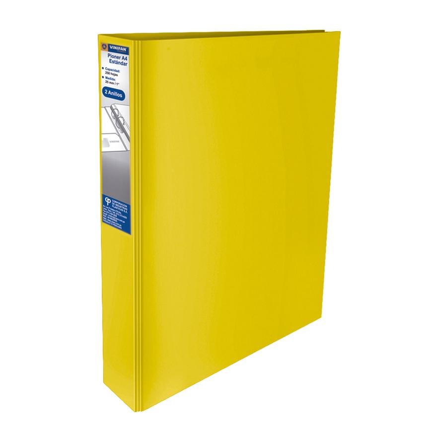 Pioner Escolar Vinifan A4 2 Anillos 25 Mm Amarillo
