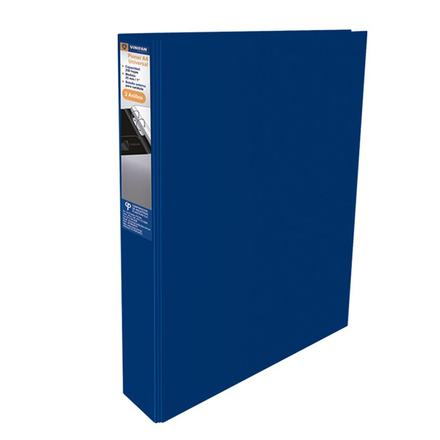 Pioner Escolar Vinifan A4 2 Anillos 25 Mm Azul Imagen principal del producto