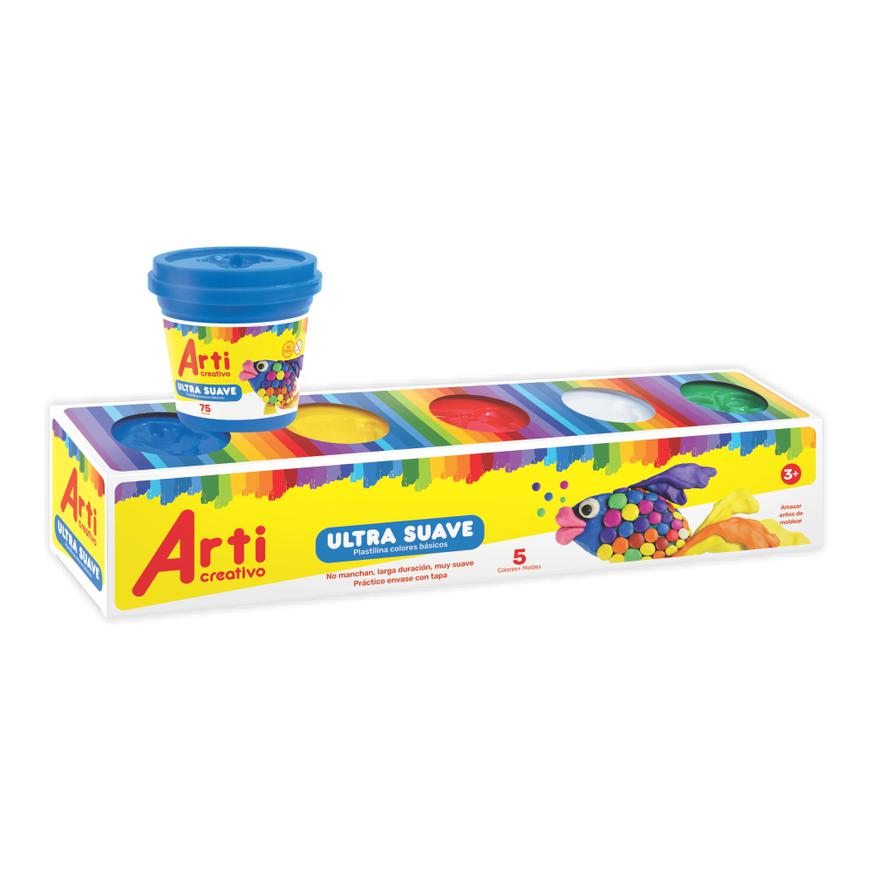 Plastilina Arti Creativo X 5 Und Imagen principal del producto