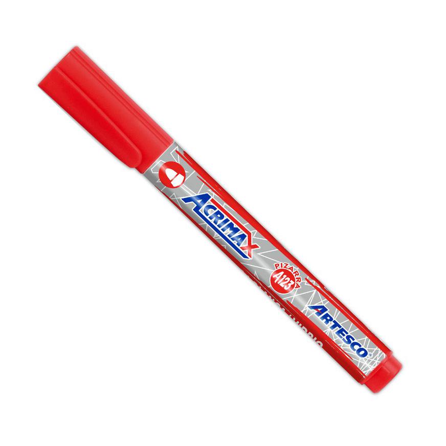 PlumÃƒÂ³n Para Pizarra Artesco Acrimax 123 Rojo