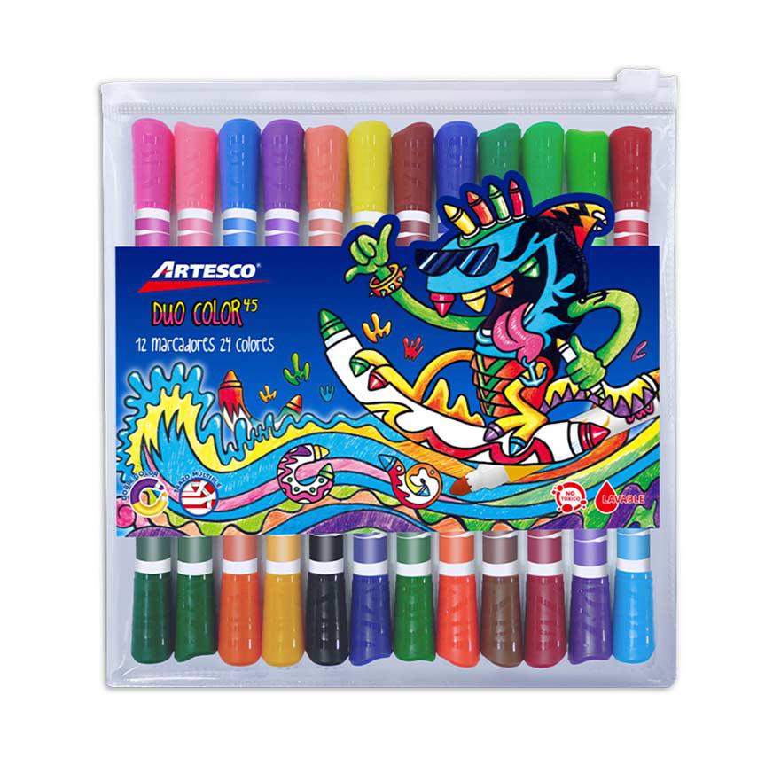 PlumÃƒÂ³n Grueso Artesco Duo Color 45 X 12 Und Imagen principal del producto