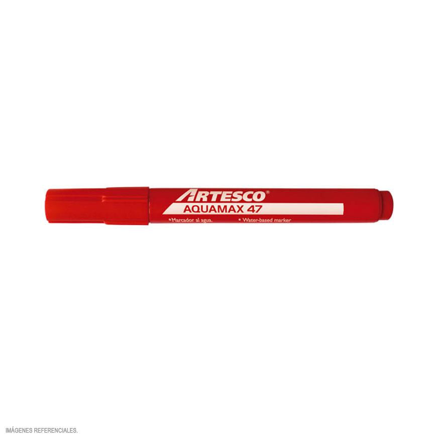 PlumÃƒÂ³n Grueso Artesco Aquamax 47 Rojo X 1 Und Imagen principal del producto