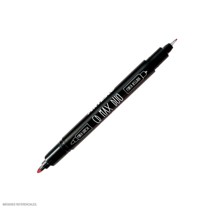PlumÃƒÂ³n Indeleble Delgado Artesco CdMax DÃƒÂºo Rojo