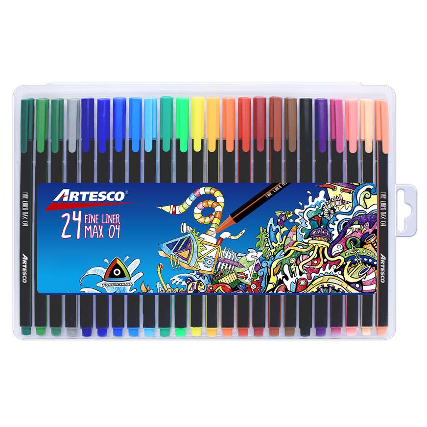 PlumÃƒÂ³n Artesco Fine Liner Triangular X 24 Und Imagen principal del producto