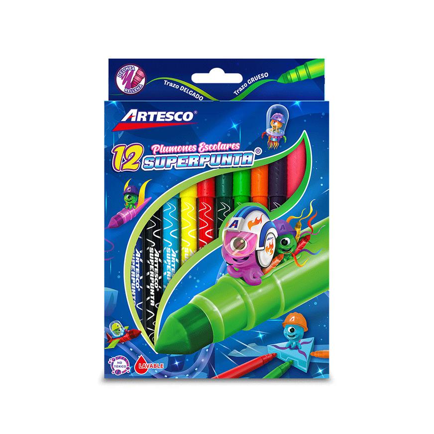 PlumÃƒÂ³n Delgado Artesco Superpunta X 12 Und