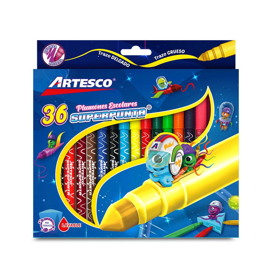 PlumÃƒÂ³n Delgado Artesco Superpunta X 36 Und