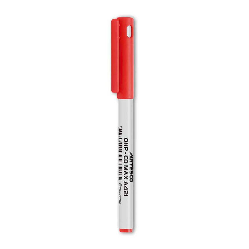 PlumÃƒÂ³n Indeleble Delgado Artesco CdMax 0.7 Mm Rojo