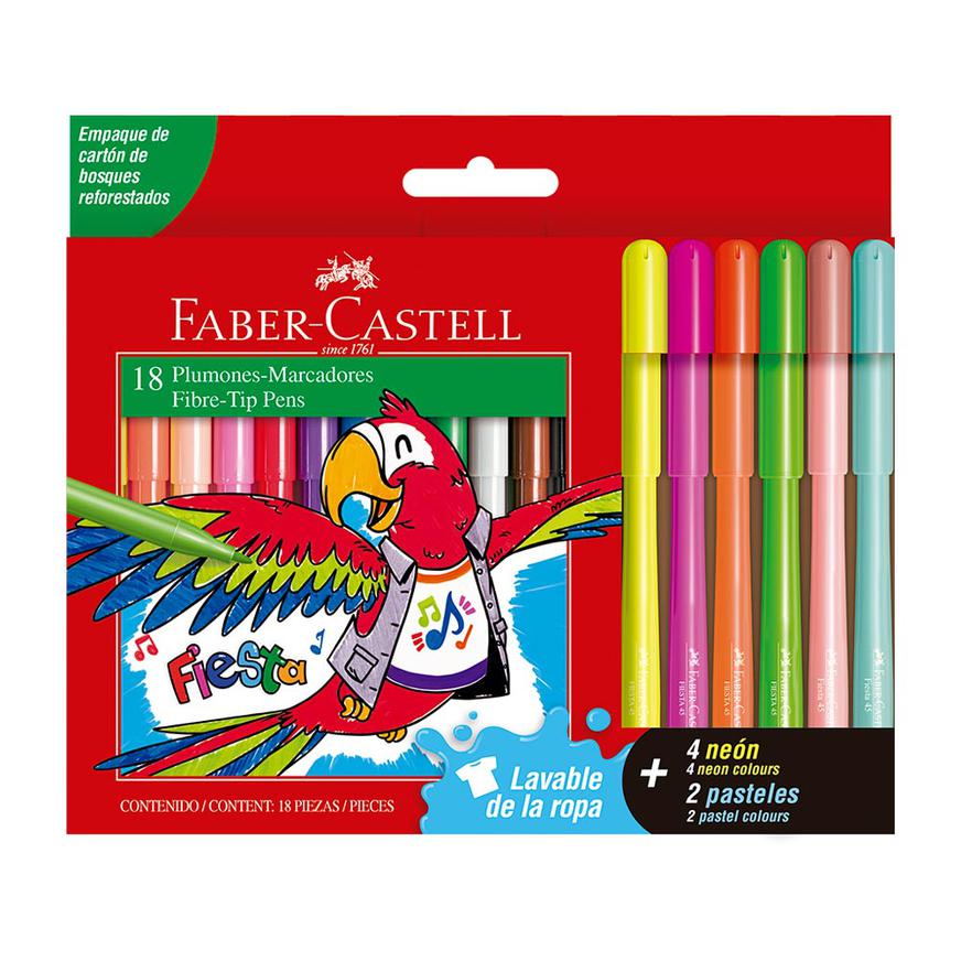 PlumÃƒÂ³n Delgado Faber Castell Fiesta 45 X 18 Und