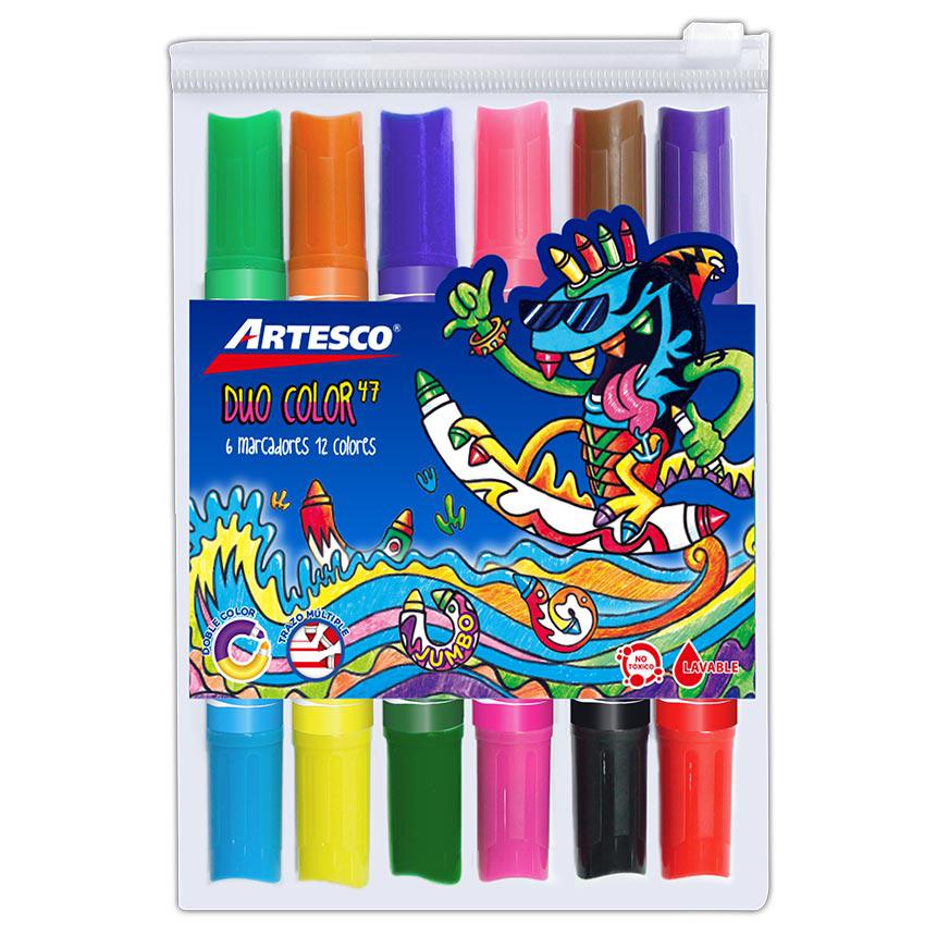 PlumÃƒÂ³n Grueso Artesco Duo Color 47 X 6 Und Imagen principal del producto