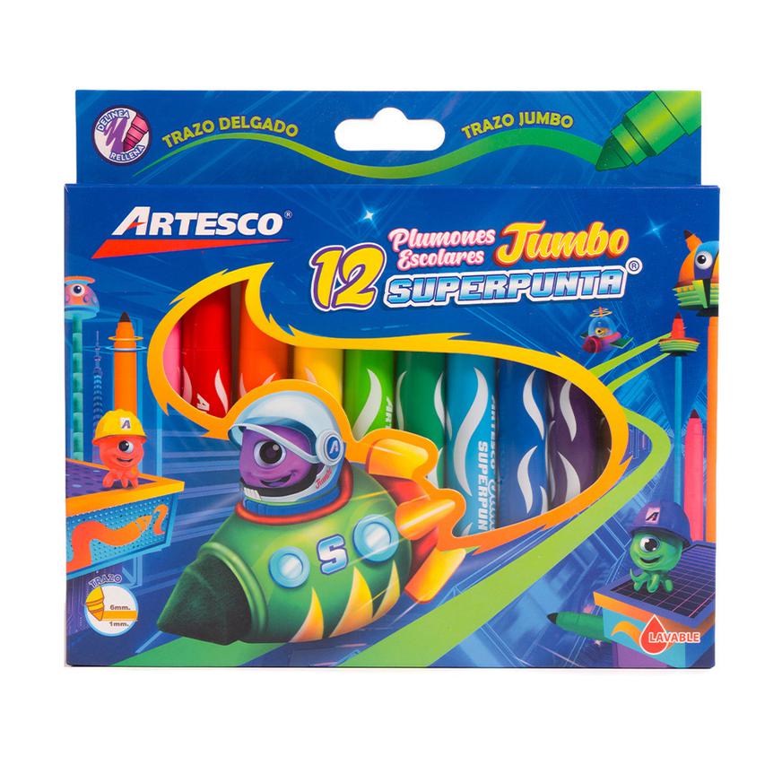 PlumÃƒÂ³n Grueso Artesco Superpunta X 12 Und