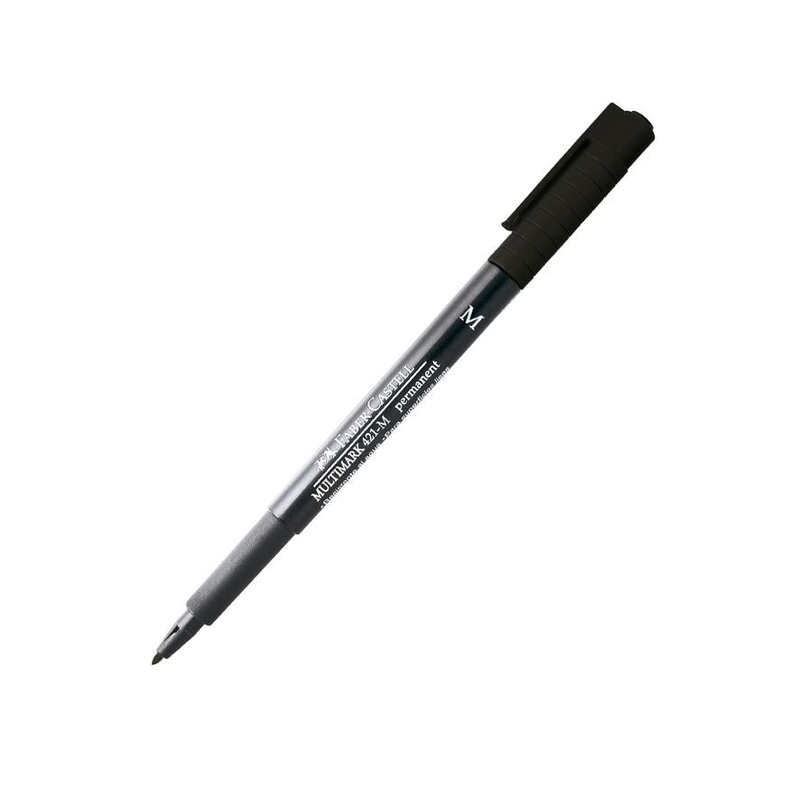 PlumÃƒÂ³n Indeleble Delgado Faber Castell Multimark 421M Negro Imagen principal del producto