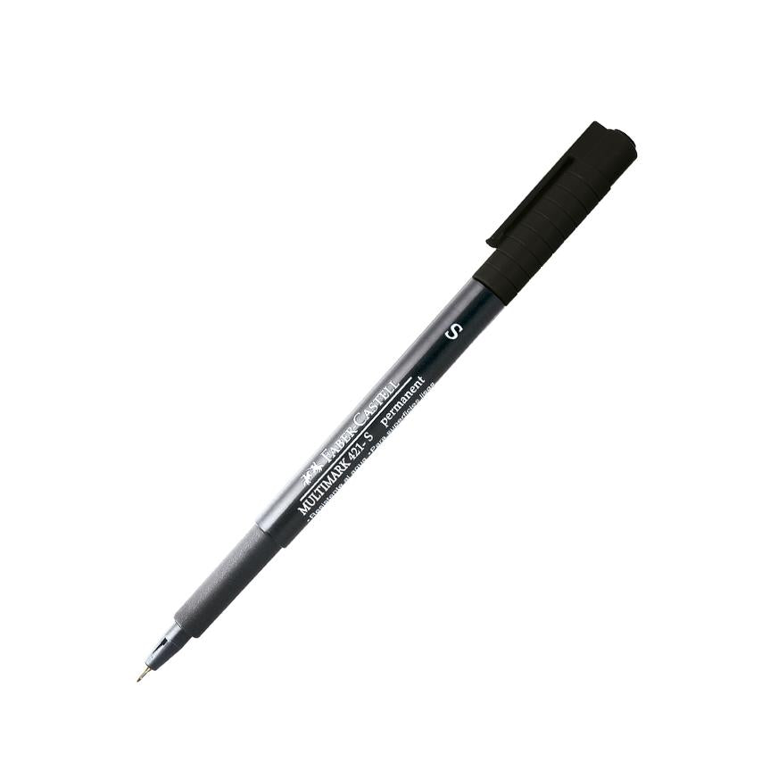 PlumÃƒÂ³n Indeleble Delgado Faber Castell Multimark 421S Negro