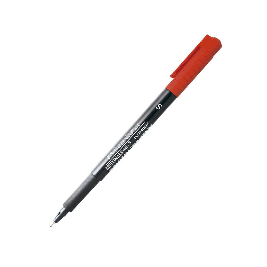 PlumÃƒÂ³n Indeleble Delgado Faber Castell Multimark 421S Rojo Imagen principal del producto