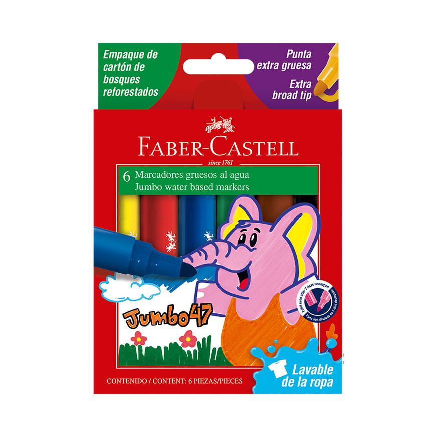 PlumÃƒÂ³n Jumbo Faber Castell 47 Estuche X 6 Und