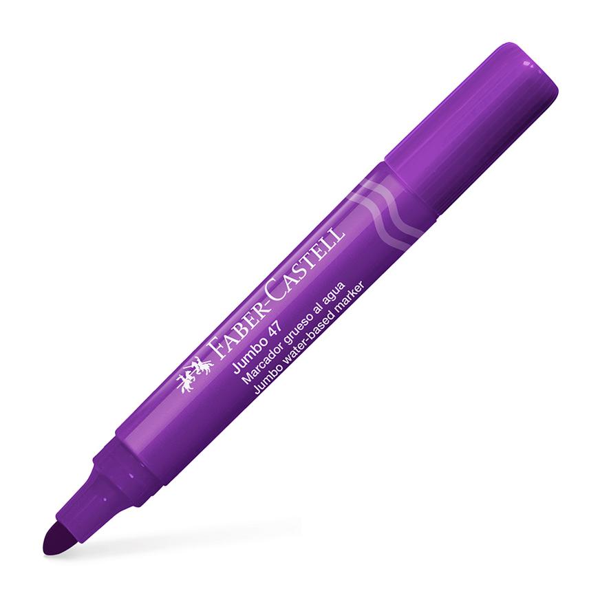 PlumÃƒÂ³n Jumbo Faber Castell 47 Violeta X 1 Und Imagen principal del producto