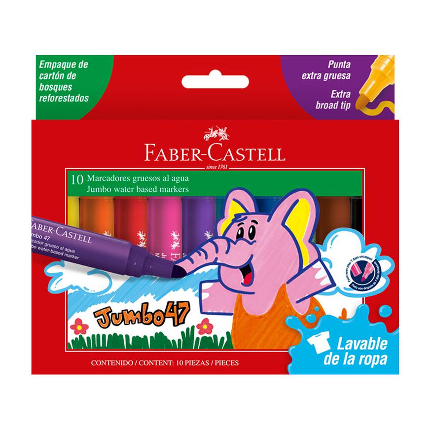 PlumÃƒÂ³n Jumbo Faber Castell Winner 47 Estuche X 10 Und