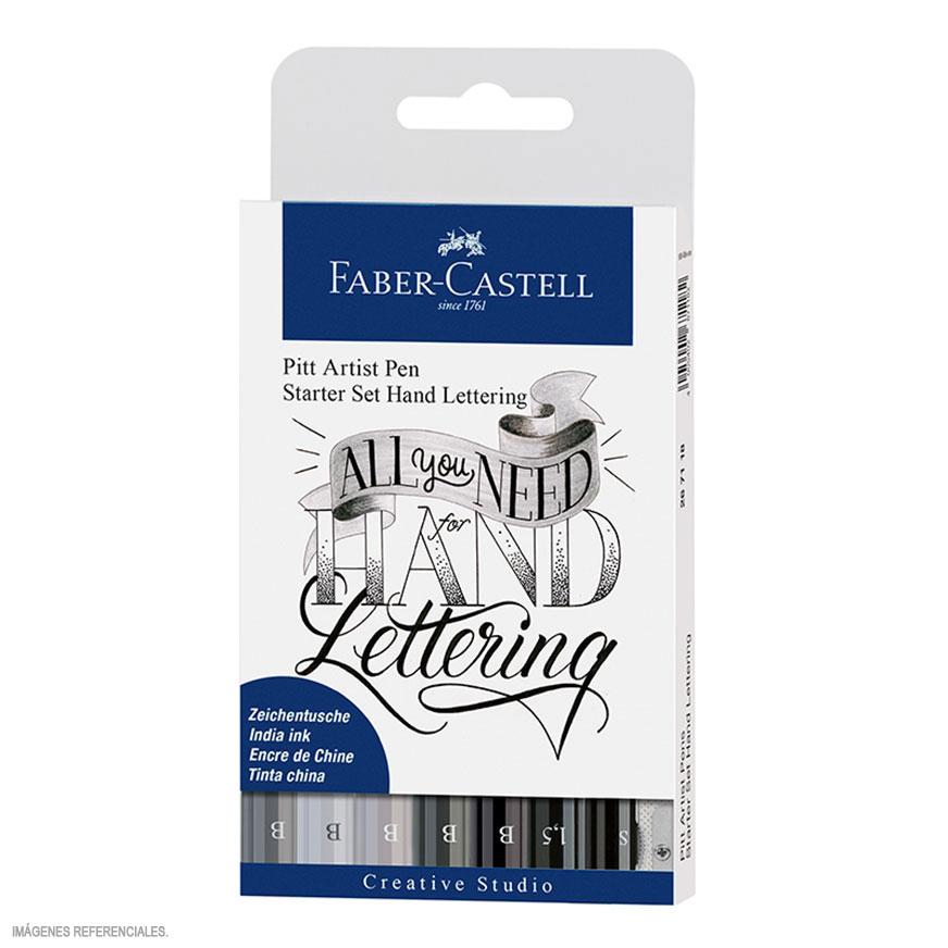 Marcadores Faber Castell Pitt Artist Pen Set X 8 Kit Inicio Imagen principal del producto