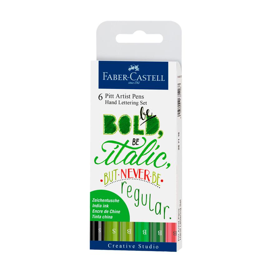 Marcadores Faber Castell Pitt Artist Pen X 6 Und