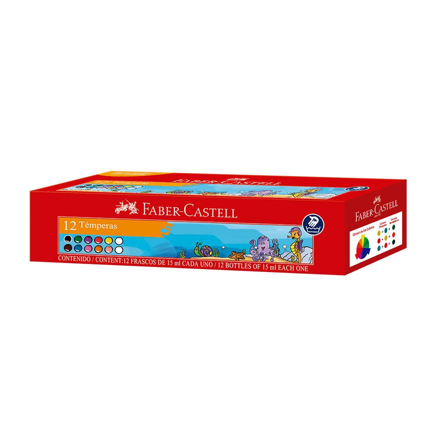 TÃƒÂ©mpera Faber Castell X 12 Und