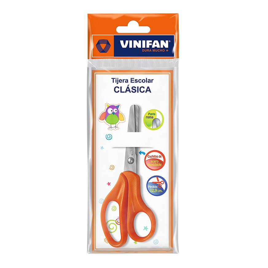 Tijera Vinifan 5 Mango Naranja X 1 Und
