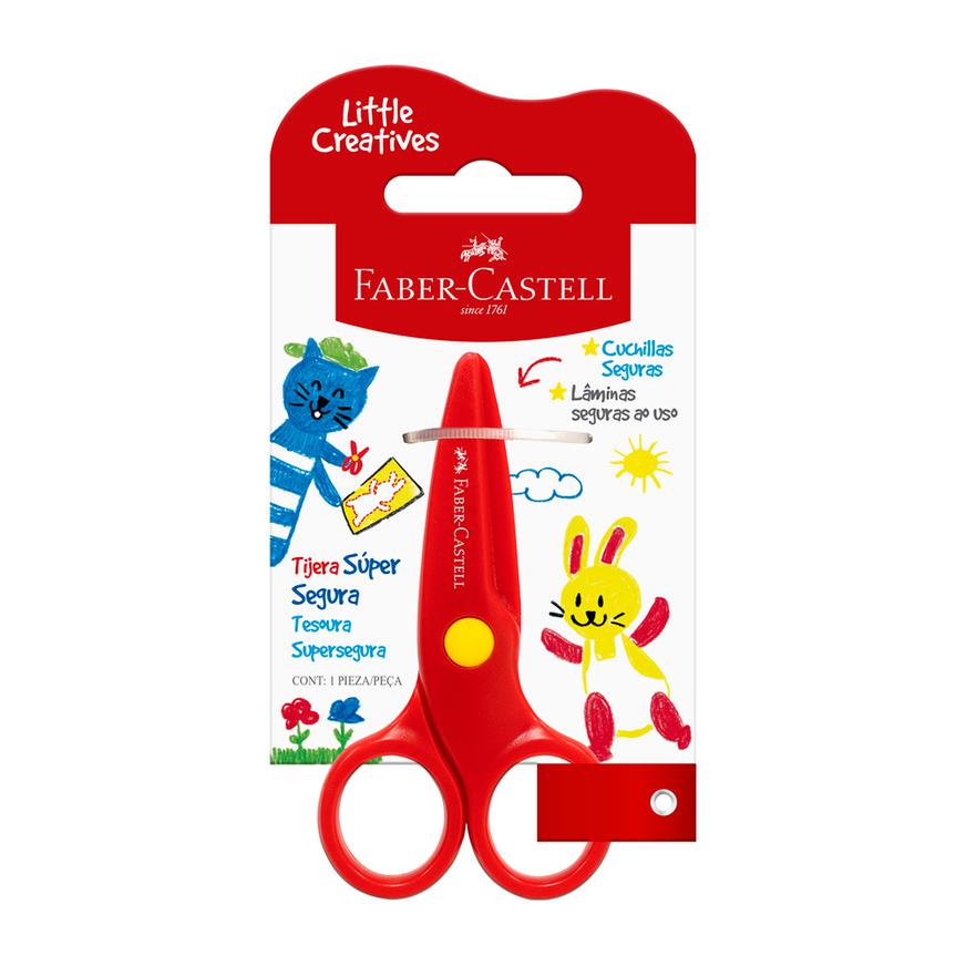 Tijera Faber Castell Little Creative SÃºper Segura Imagen principal del producto